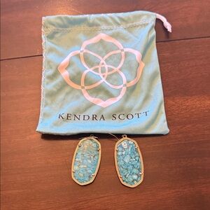 Kendra Scott Blue Stone Earrings